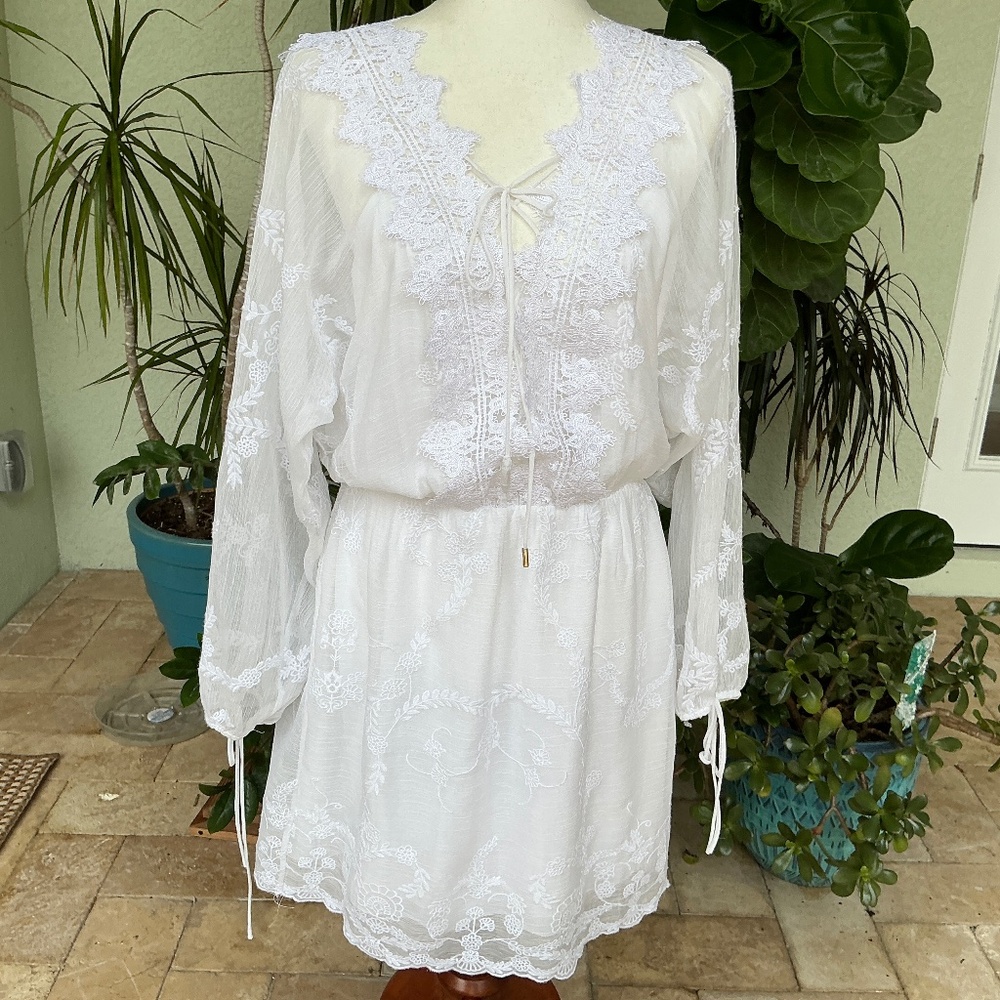 White House Black Market white dress -  6